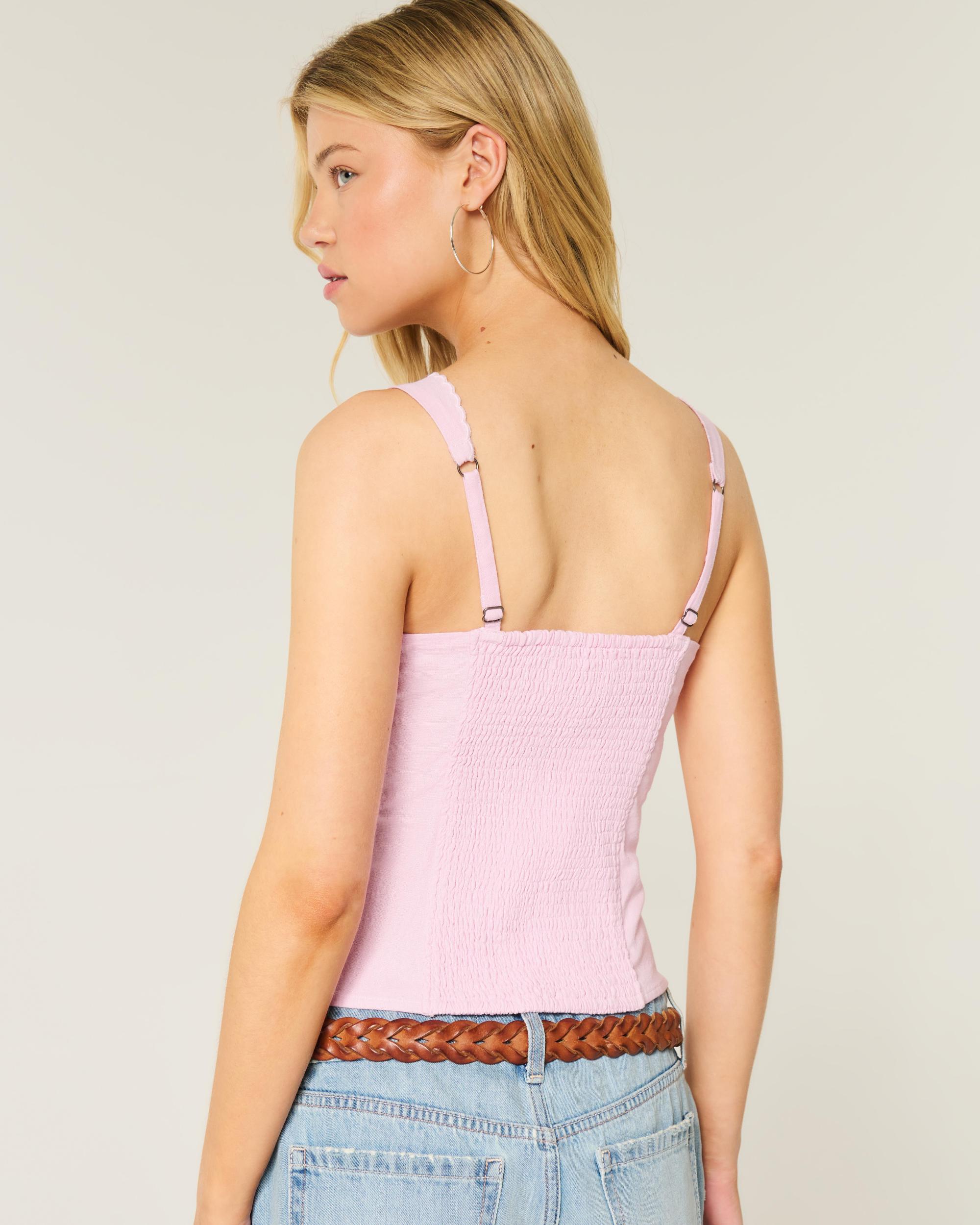 Linen Blend Button-Through Top Product Image