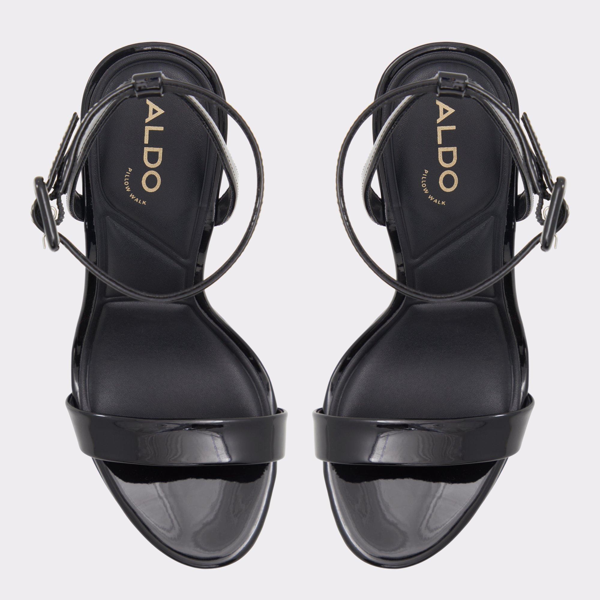 ALDO Katelina - Women's Heeled Sandal Sandals - Black, Size 7 Product Image
