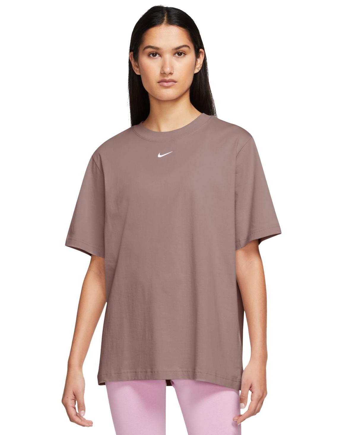 Womens Nike Sportswear Essential Tee Dark Grey Grey Product Image