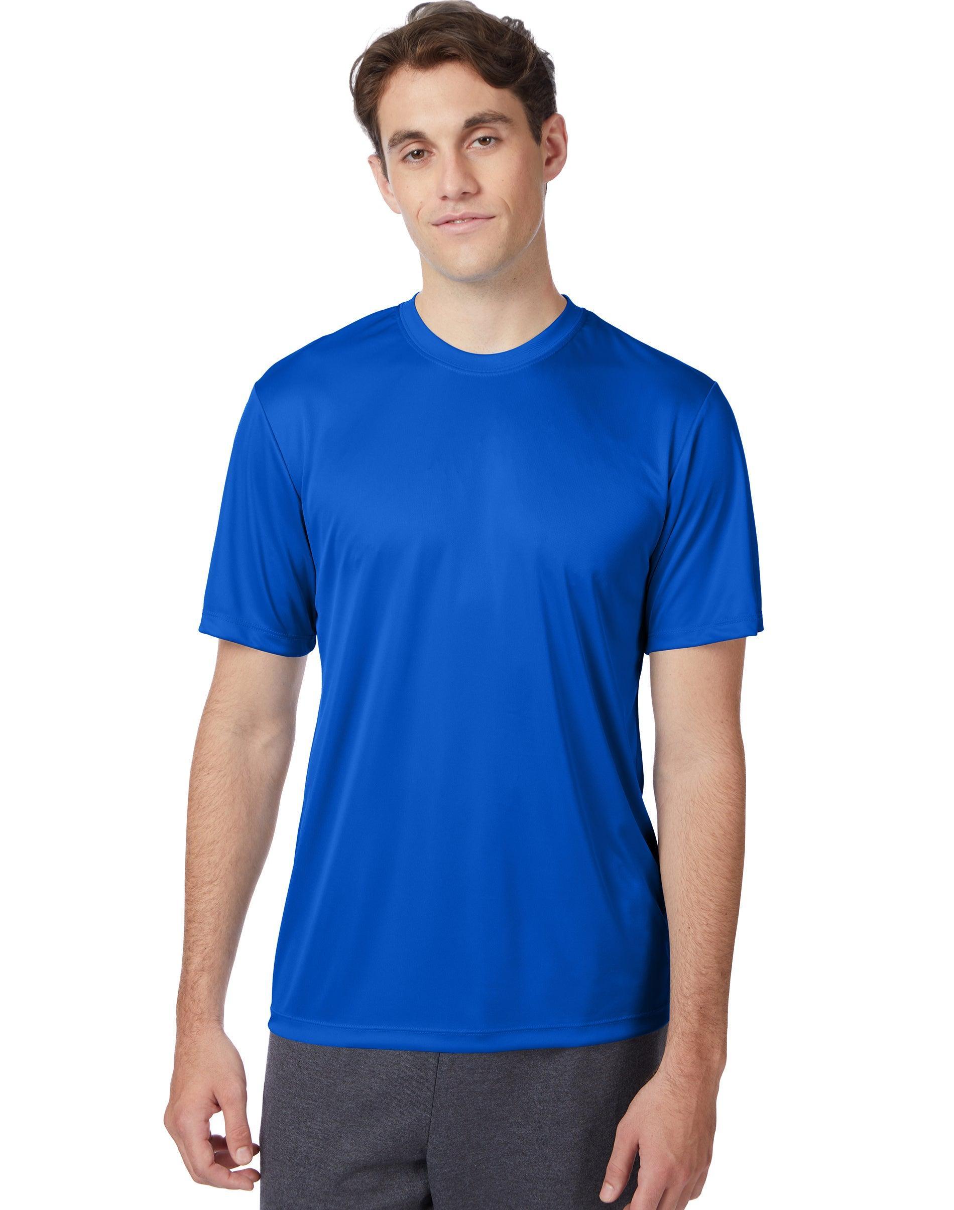 Men's Hanes® CoolDRI Performance Tee, Size: Large, Safety Green Product Image