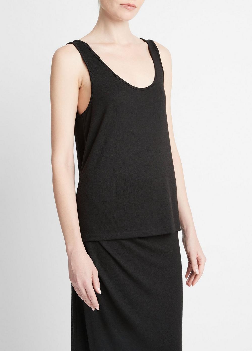 Womens Relaxed Scoop-Neck Tank, Sepia, Size L Vince Product Image