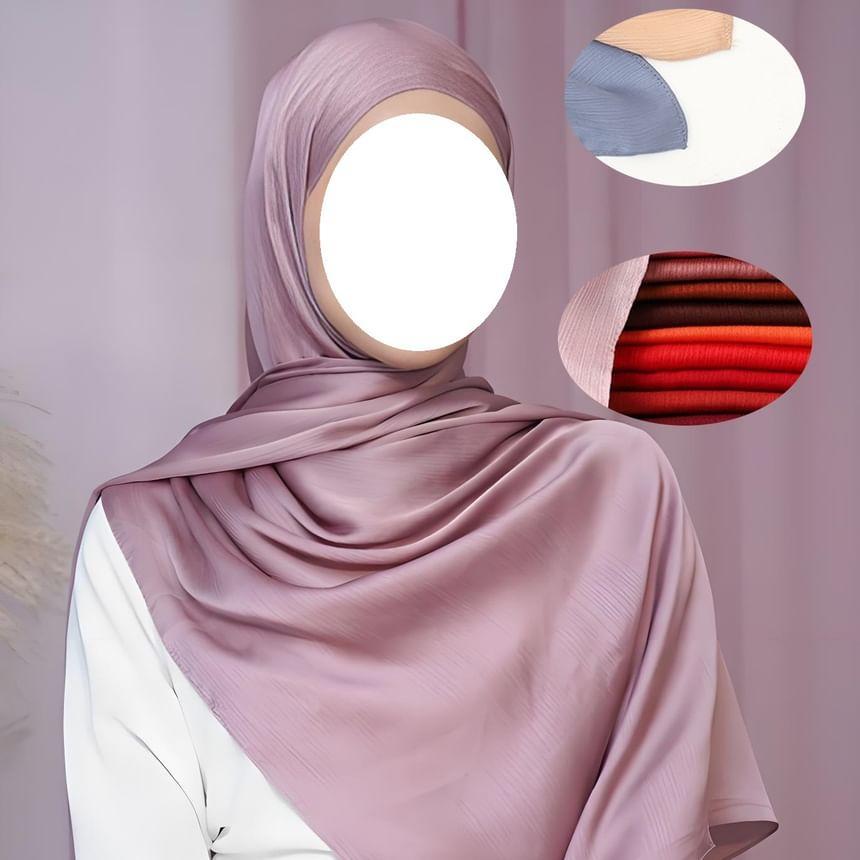 Plain Satin Hijab Product Image