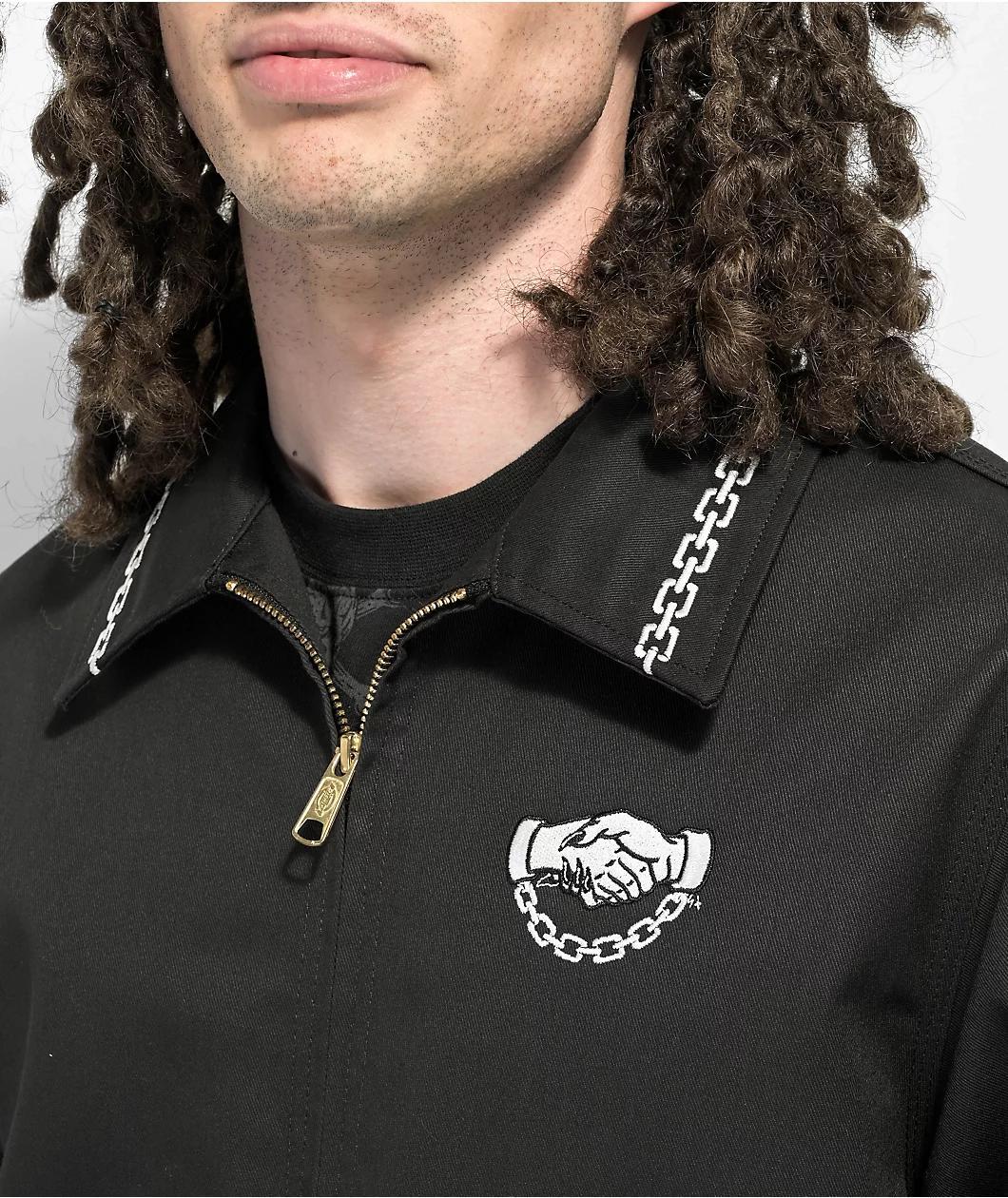 Dickies x Lurking Class by Sketchy Tank Eisenhower Black Work Jacket Product Image