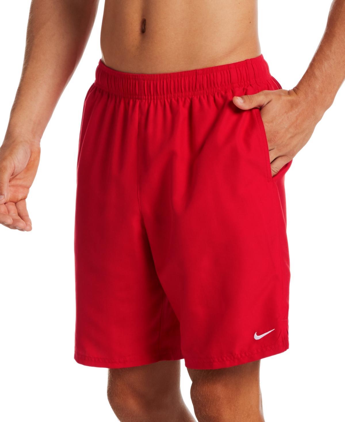 NIKE Men's Essential Lap Solid 9" Swim Trunks In Midnight Navy Product Image