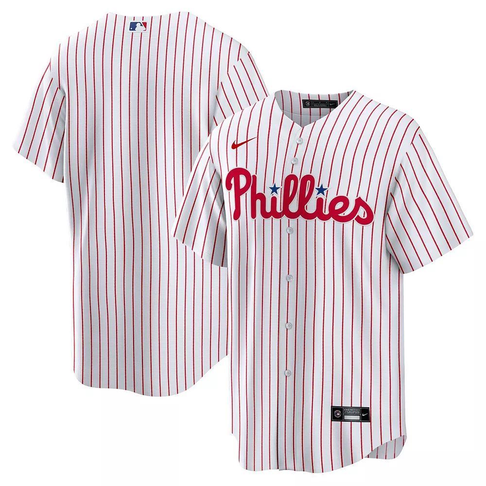 Men's Nike White Philadelphia Phillies Home Replica Team Jersey, Size: XL Product Image