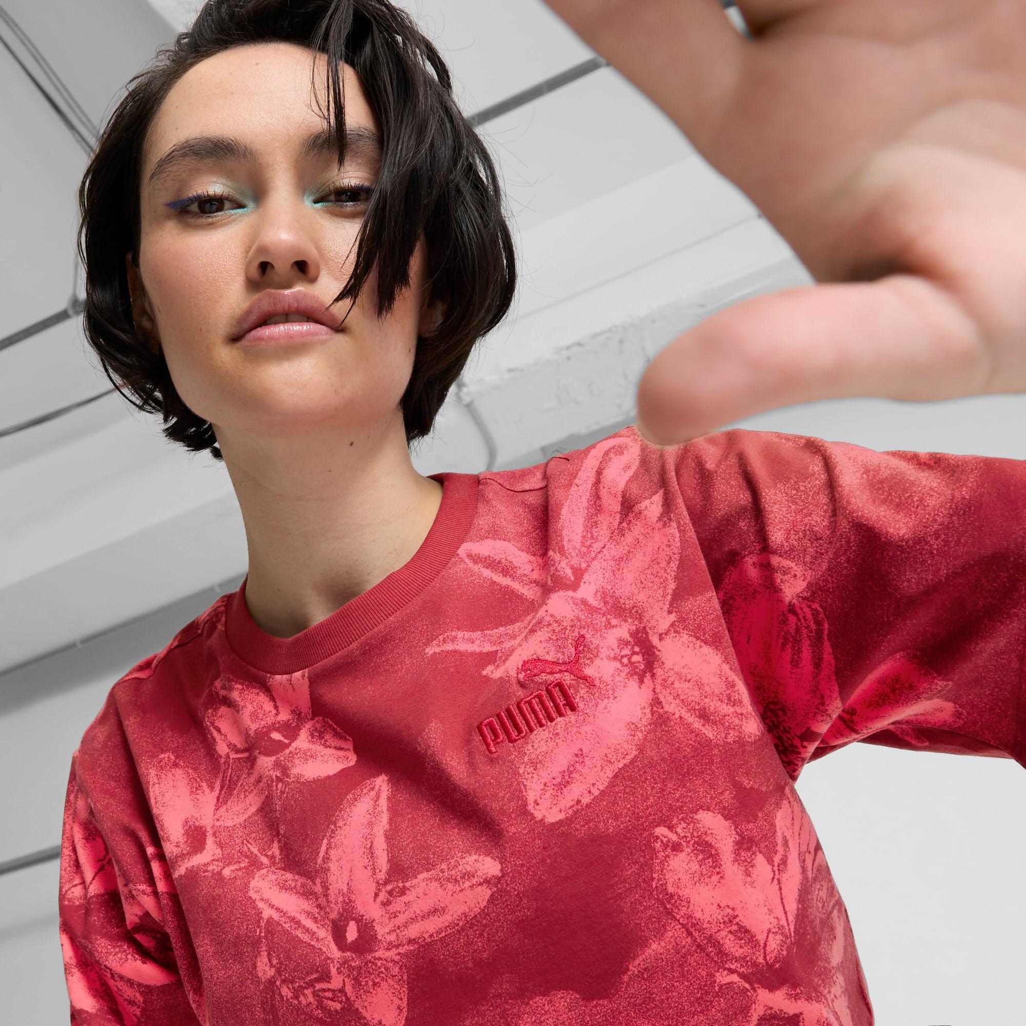 ESS+ Floral AOP Women's Tee Product Image