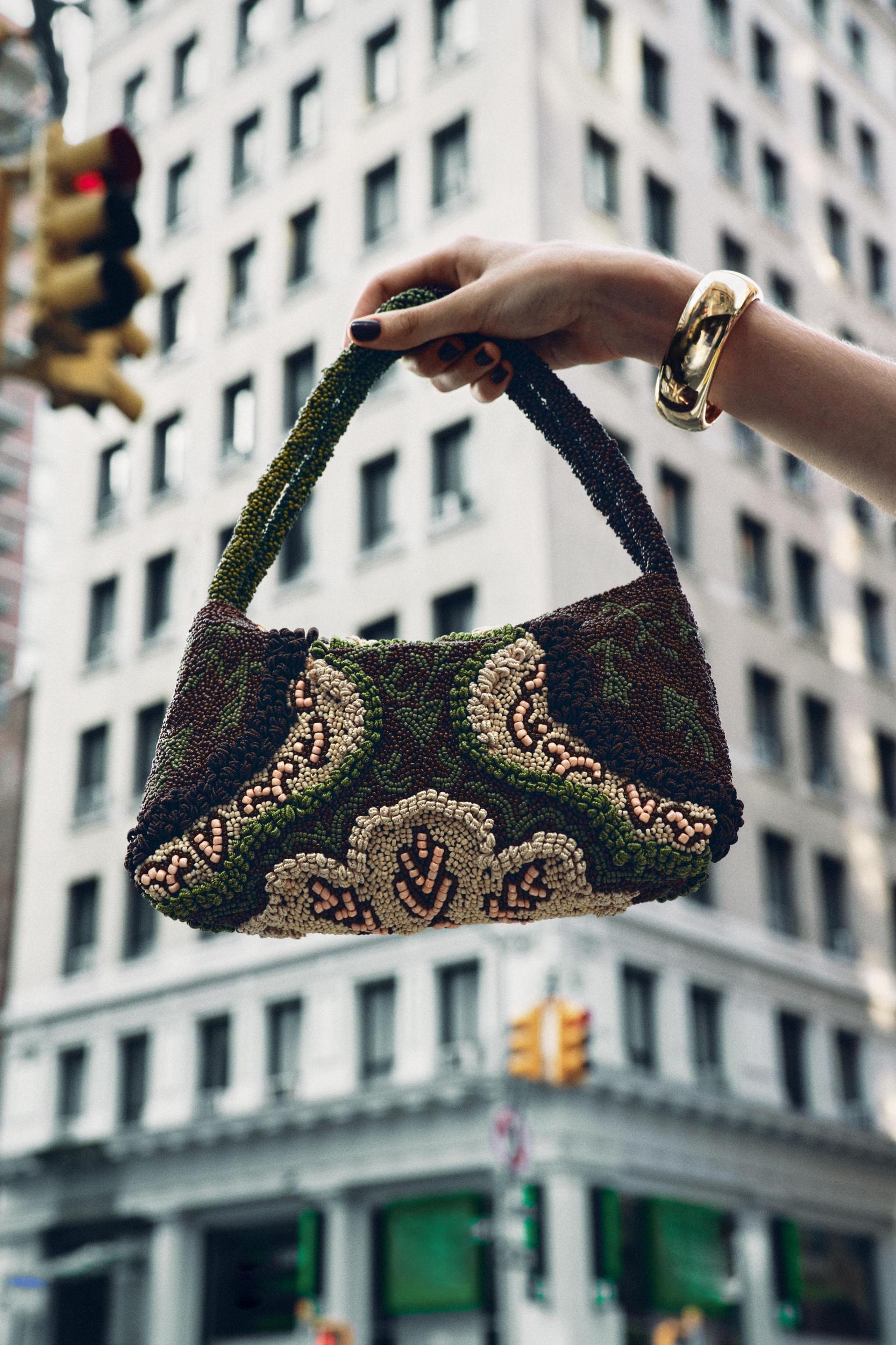 BAG WITH EMBROIDERED DETAILS Product Image
