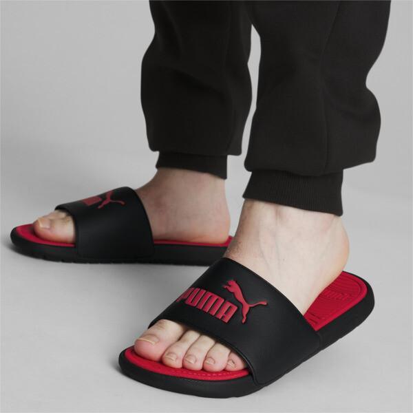 PUMA Cool Cat 2.0 Men's Slides in Red/Red Product Image