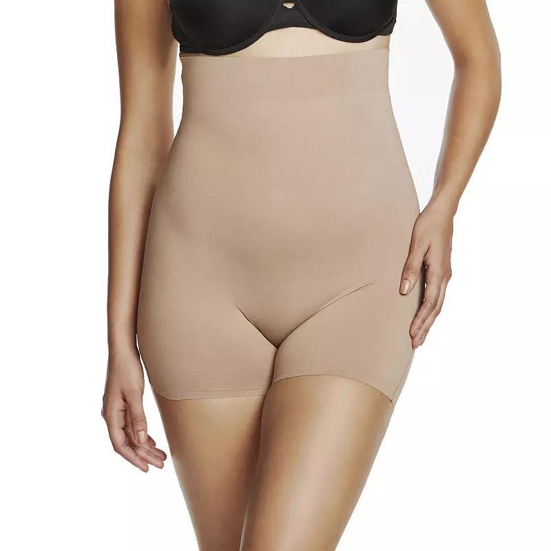Womens Naomi & Nicole Firm Control Shapewear Real Smooth High Waist Boyshort 7528 Product Image