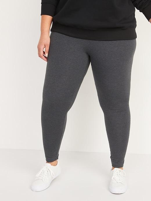 High-Waisted Jersey Leggings Product Image