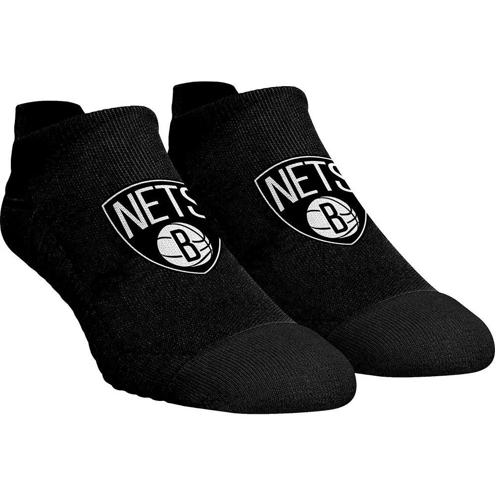 Rock Em Socks Brooklyn Nets Hex Ankle Socks, Men's, Size: Small/Medium, Team Product Image