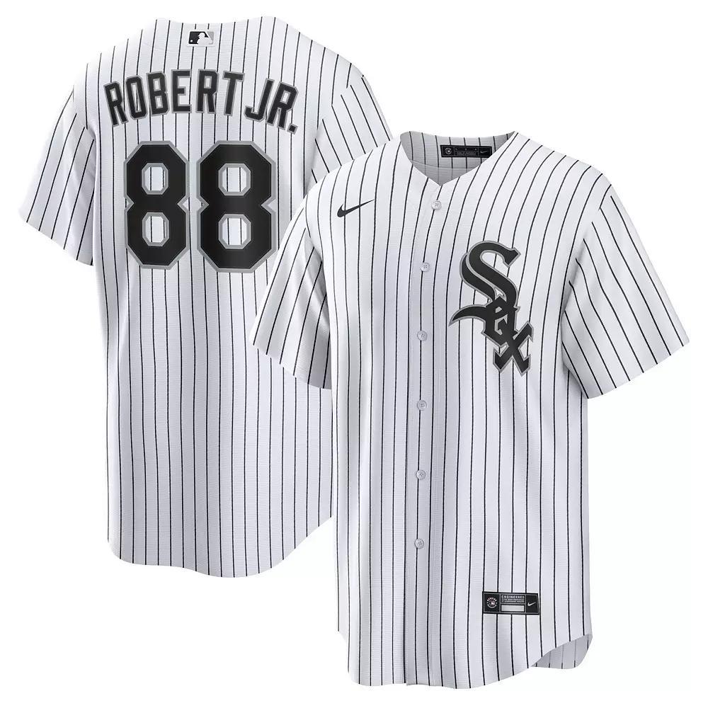 Men's Nike Luis Robert White Chicago White Sox Replica Player Name Jersey, Size: Medium Product Image