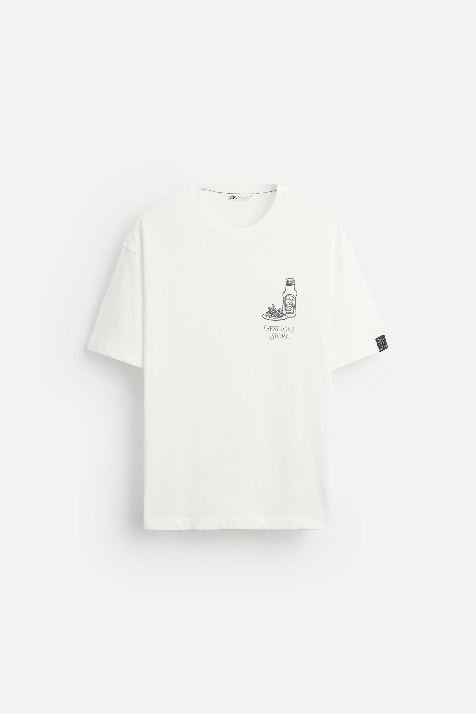 T-SHIRT WITH RAISED PRINT Product Image