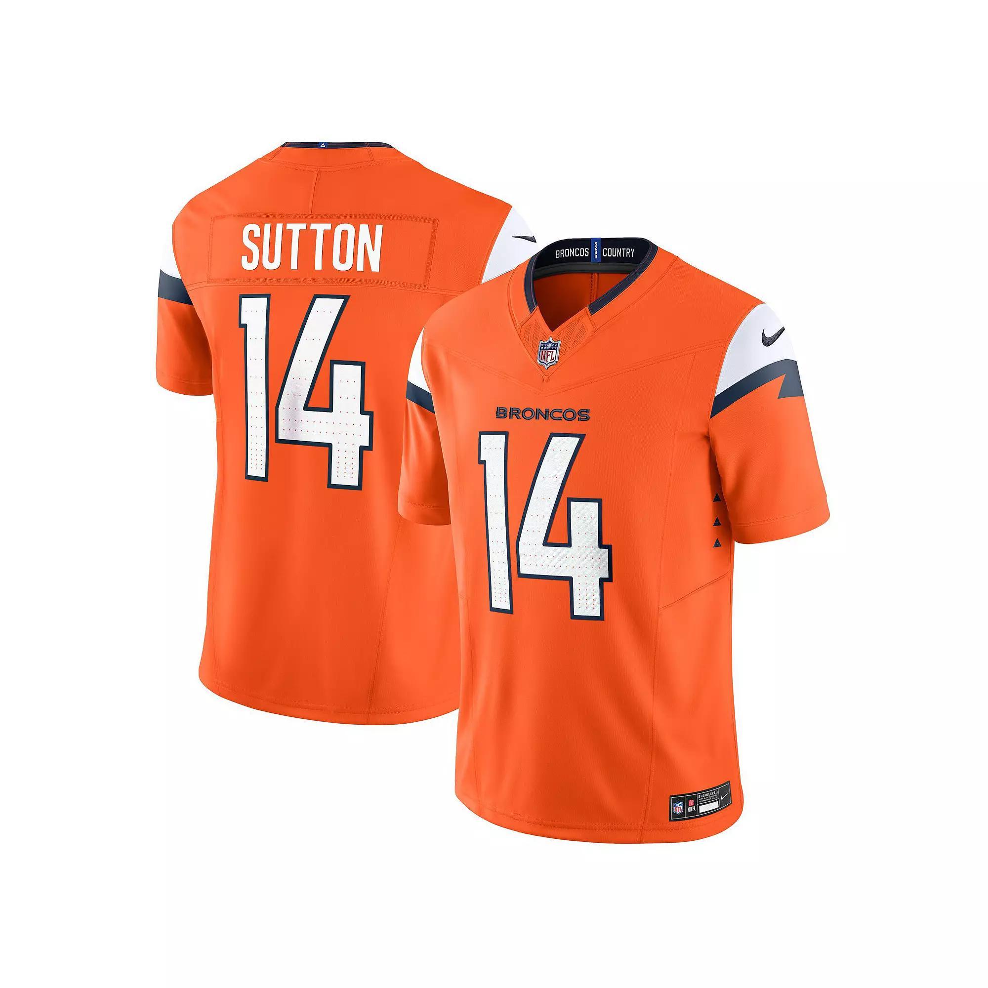Mens Nike Courtland Sutton Denver Broncos Mile High Collection Vapor F.U.S.E. Limited Jersey Product Image