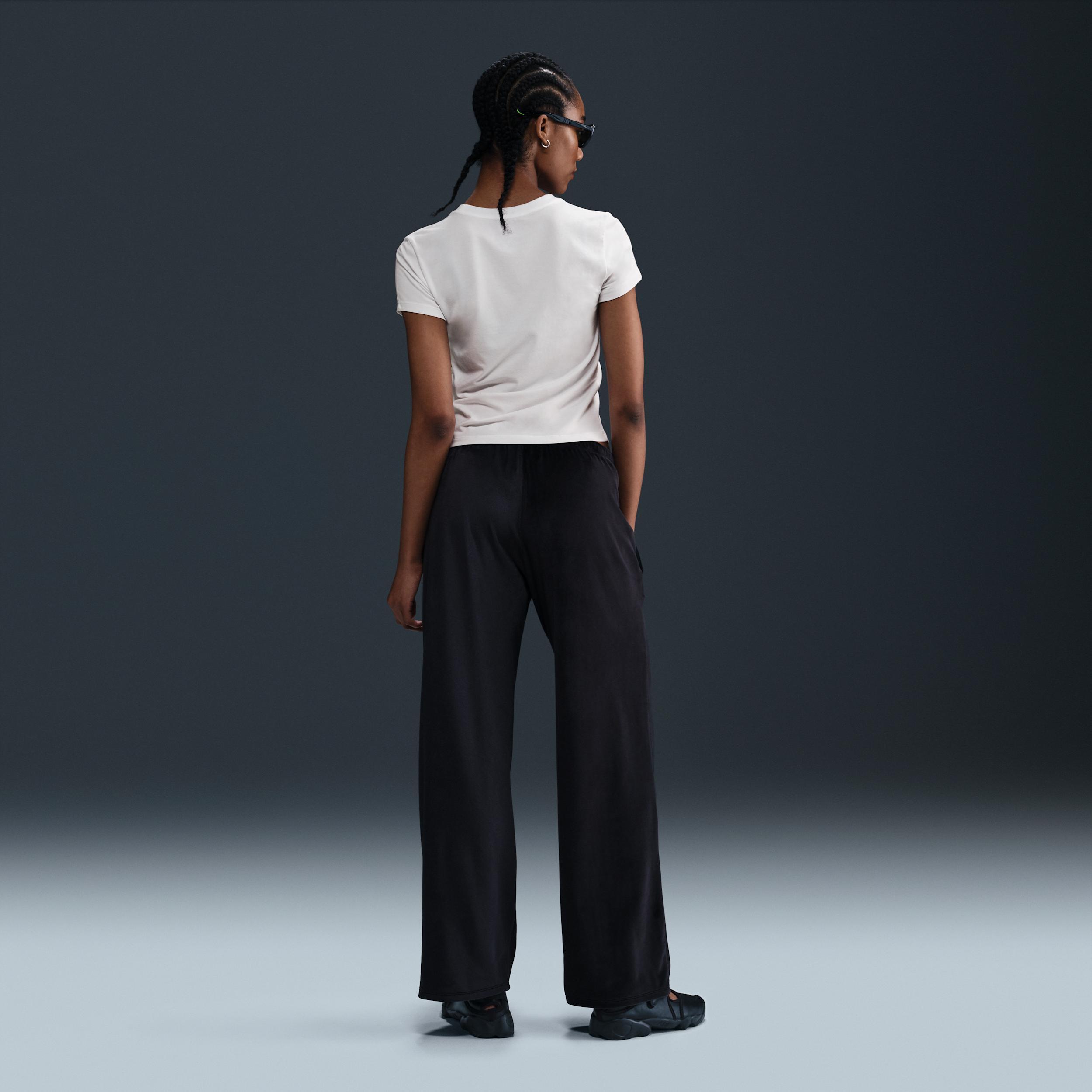 Women's Nike Sportswear Chill Knit Slim Cropped T-Shirt Product Image