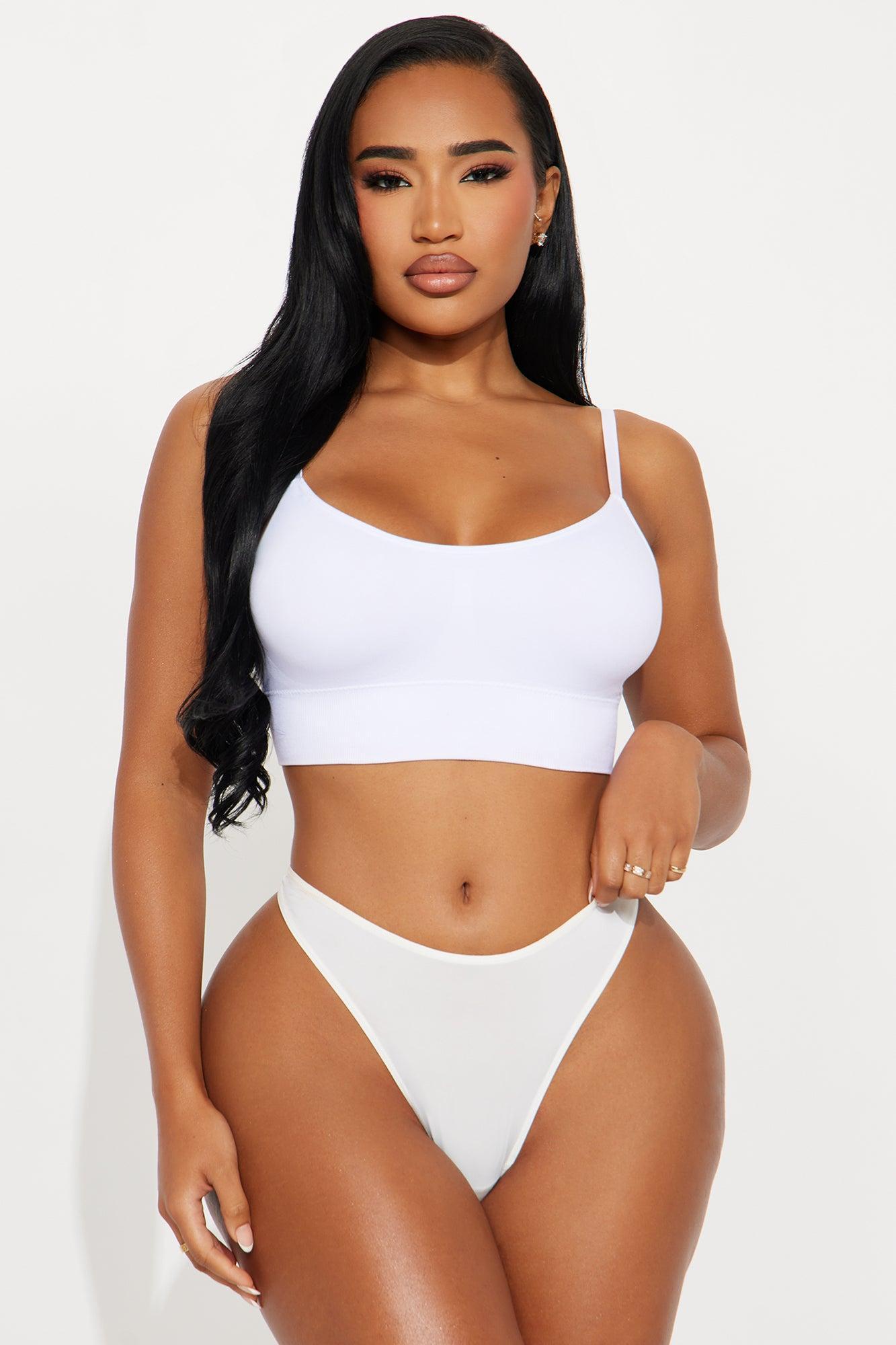 Smooth And Ready Seamless Cami Bralette - White Product Image
