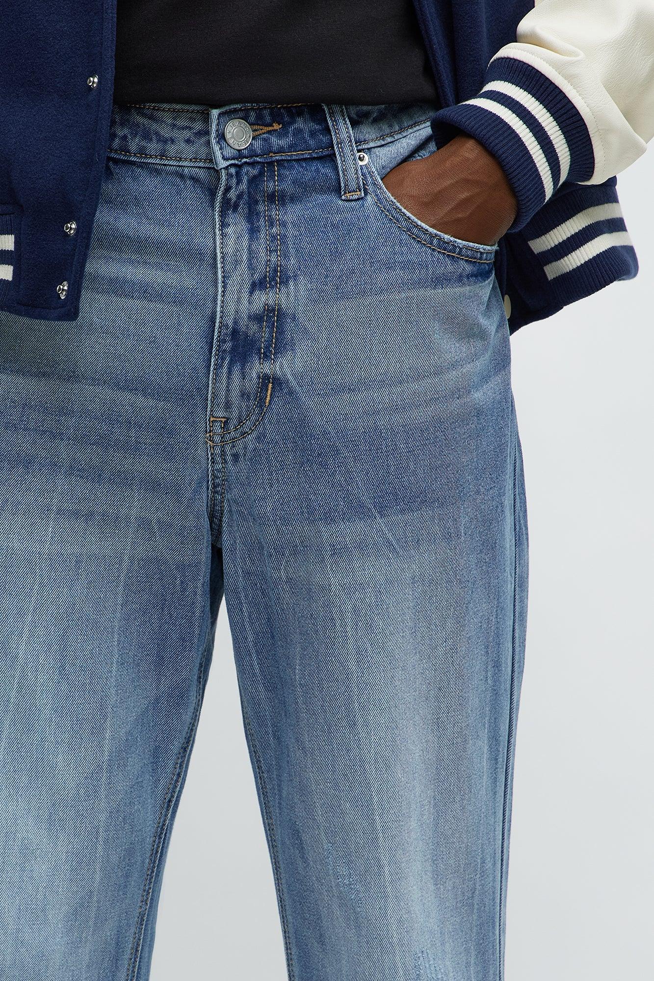 Stacked Slim Flare Make You Look Jeans - Medium Blue Wash Product Image