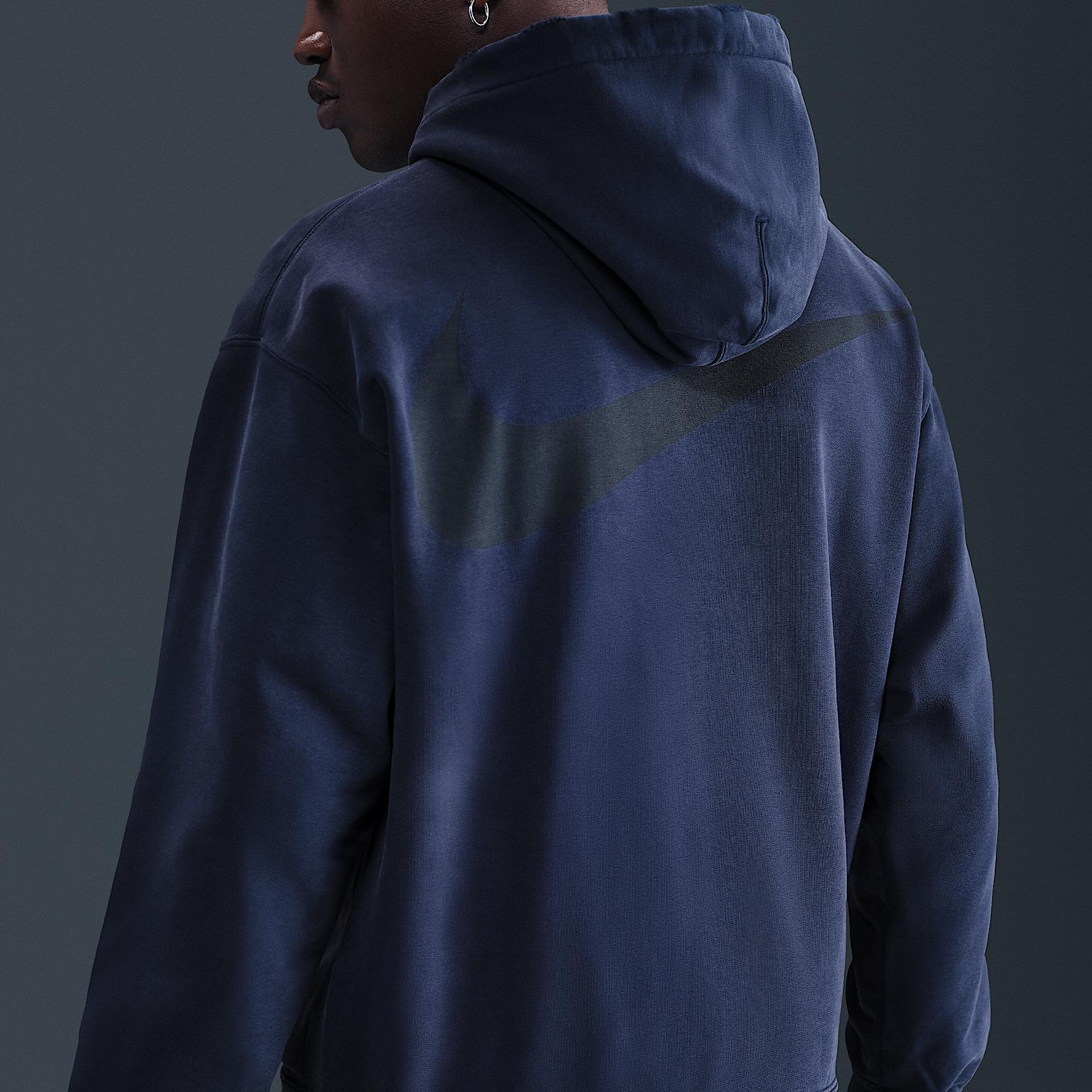 Nike Solo Swoosh Men's French Terry Pullover Hoodie Product Image