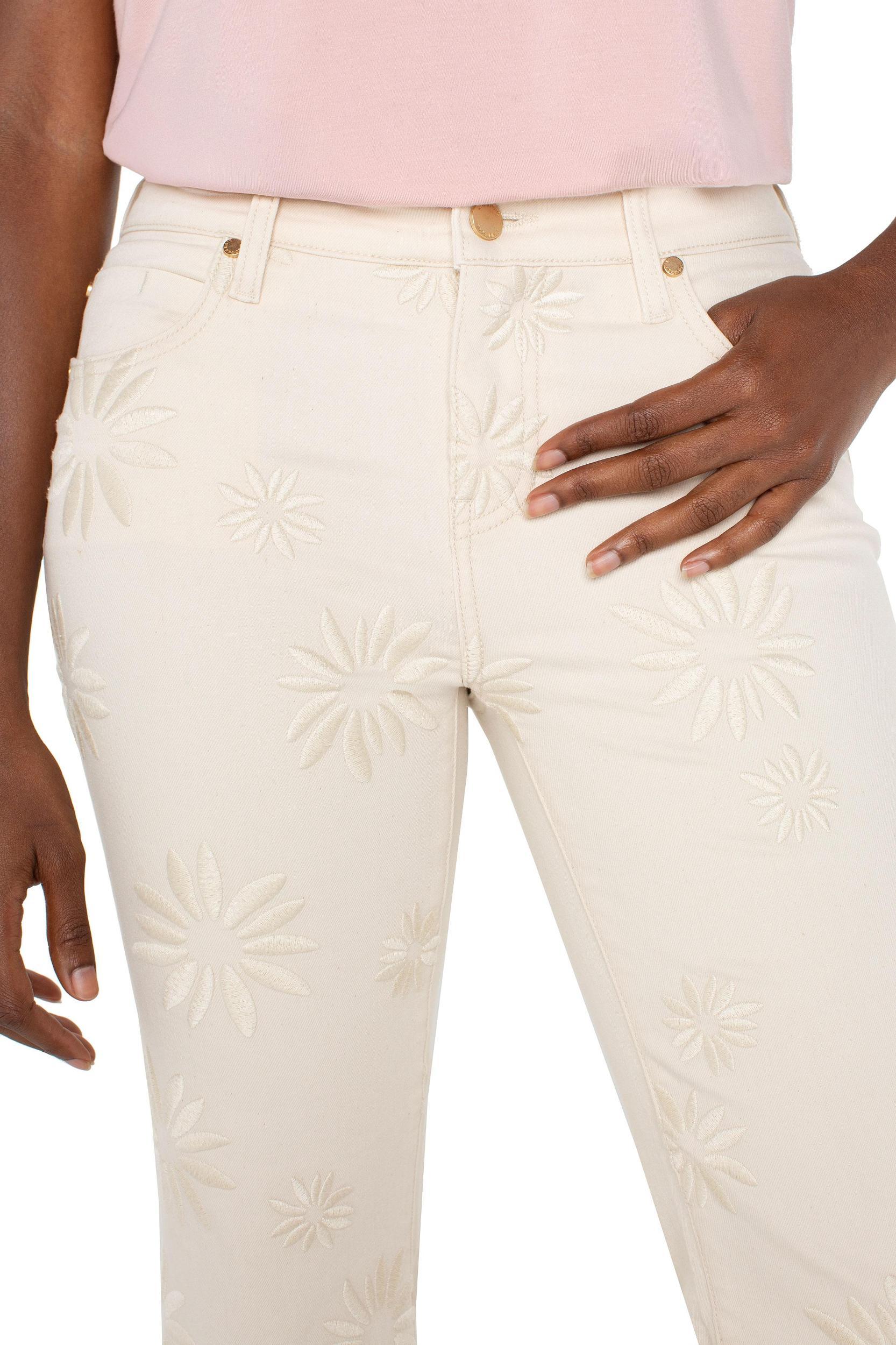 Hannah Crop Flare w/ Fray Hem Product Image