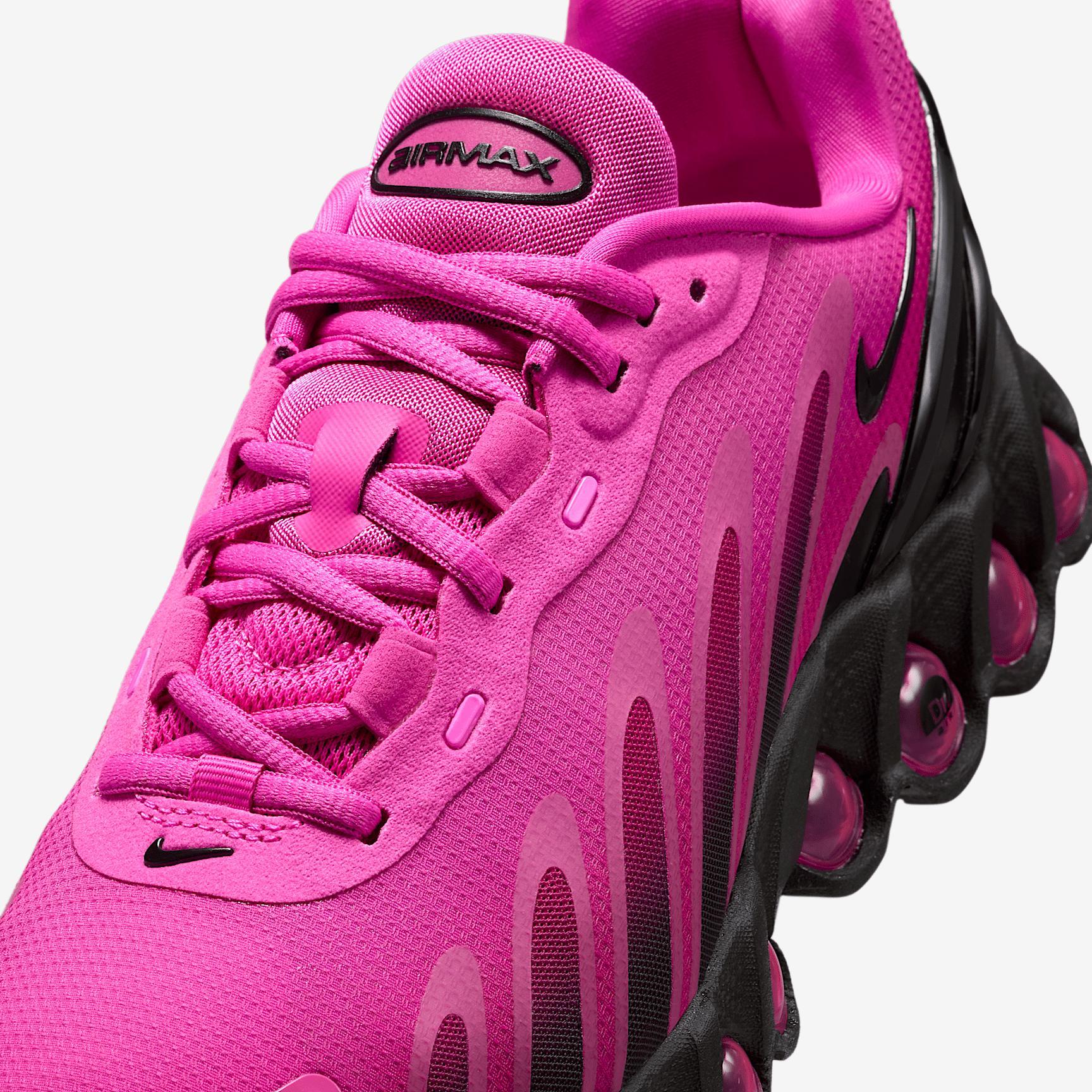 Nike Womens Air Max Dn8 Casual Shoes in University Red/Tough Red Product Image