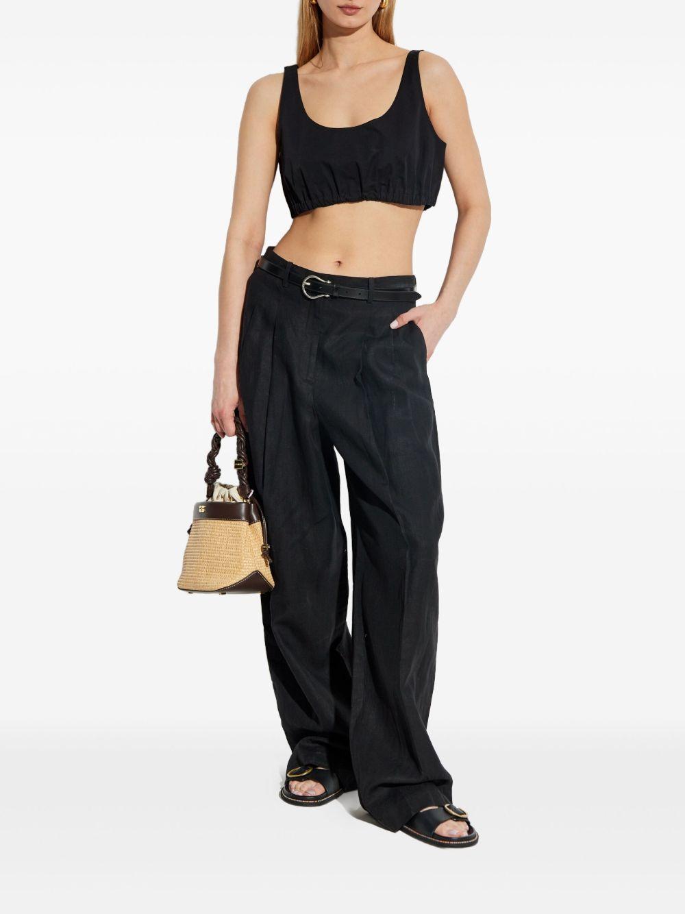 pleated crop top Product Image