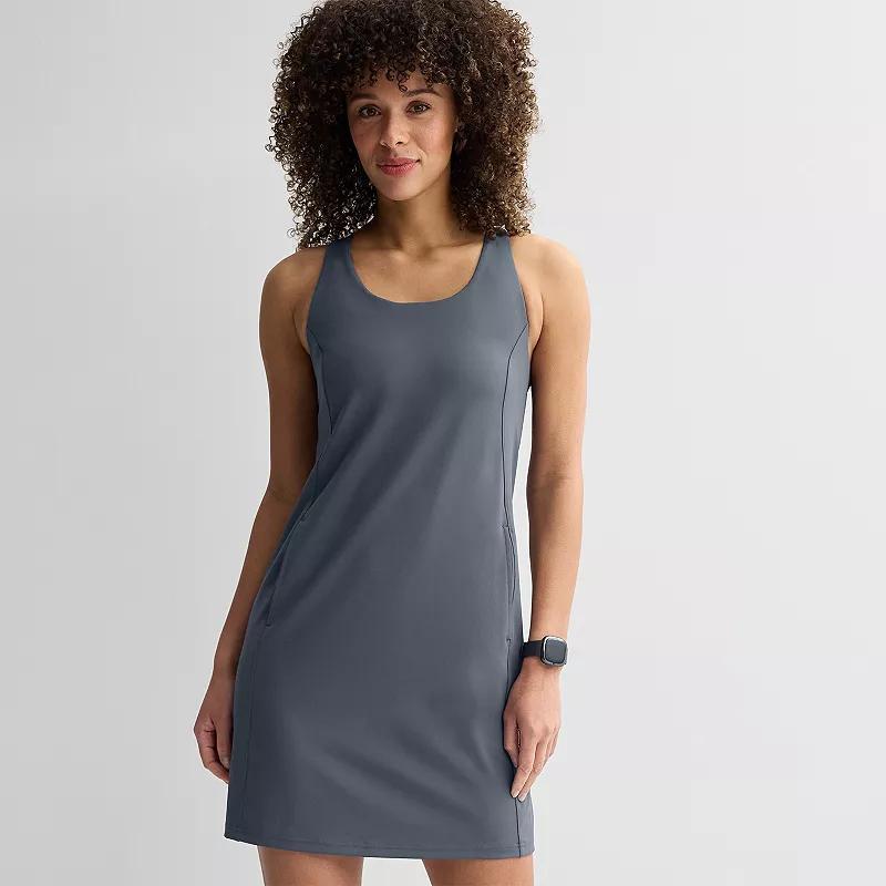 Women's Tek Gear® Ultrastretch Dress with Built-In Bra, Size: XS, Mineral Black Product Image