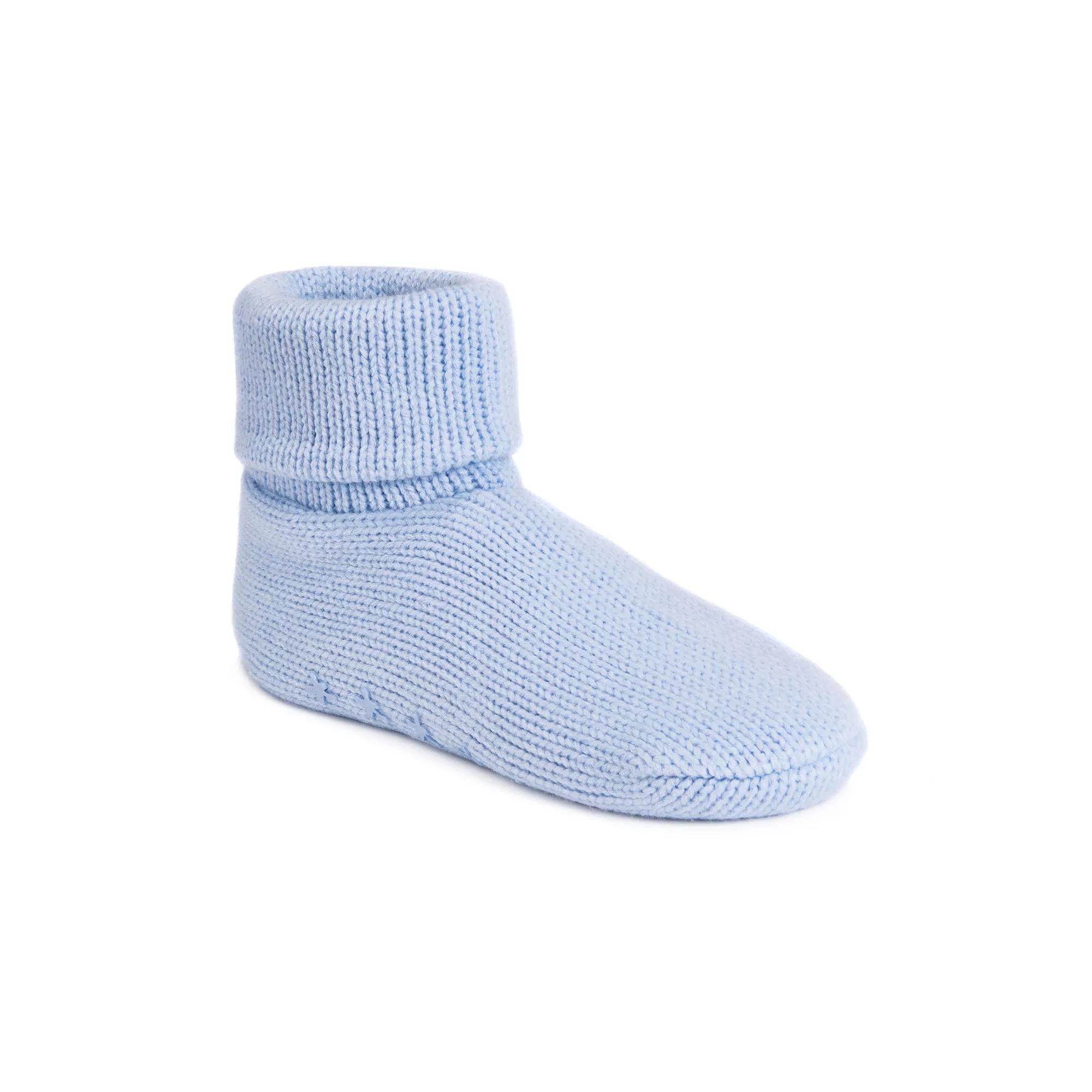 Women's Softones By Muk Luks Cuffed Slipper Socks, Glacier Product Image
