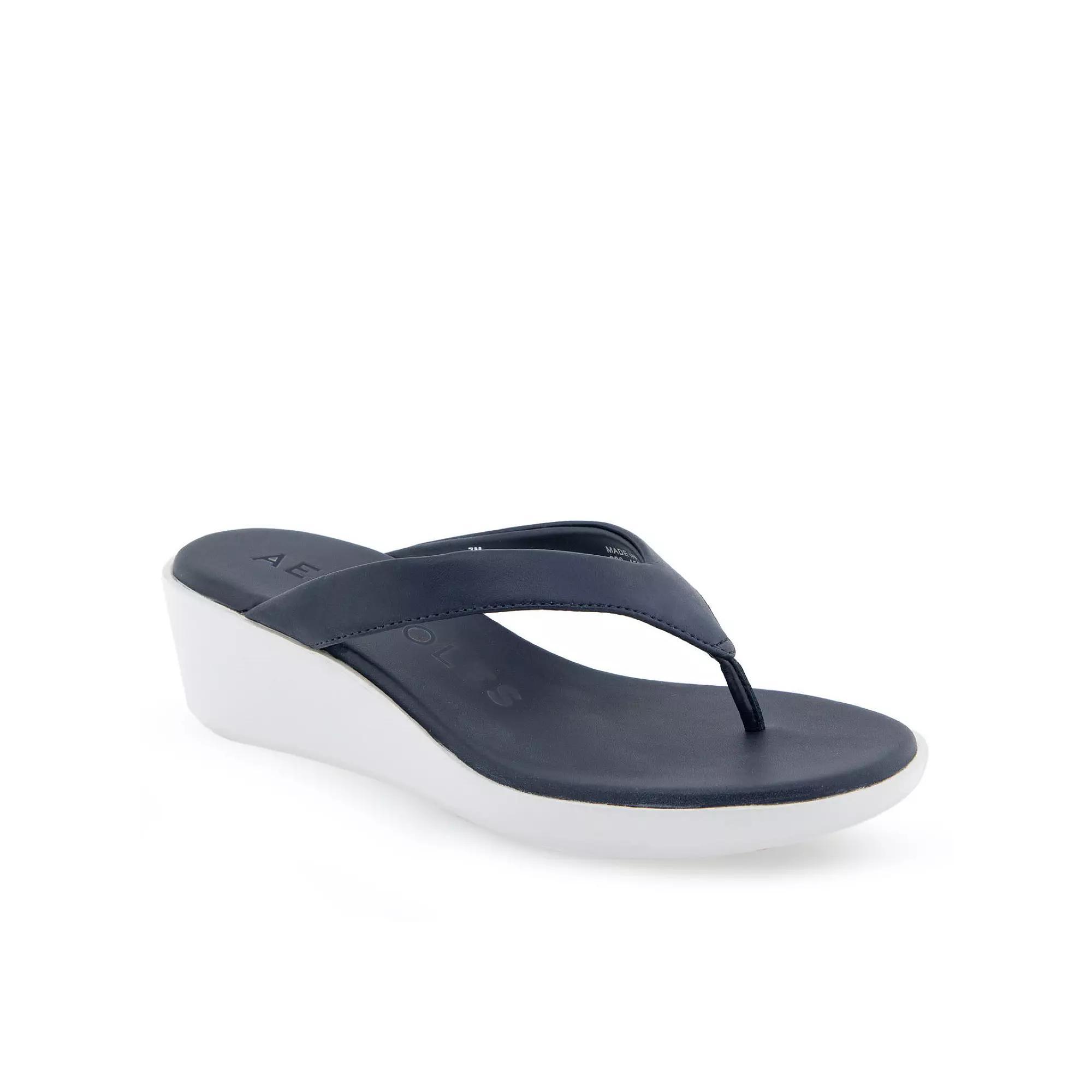 Aerosoles Isha Women's Wedge Sandals, Size: 10, Blue Pu Product Image