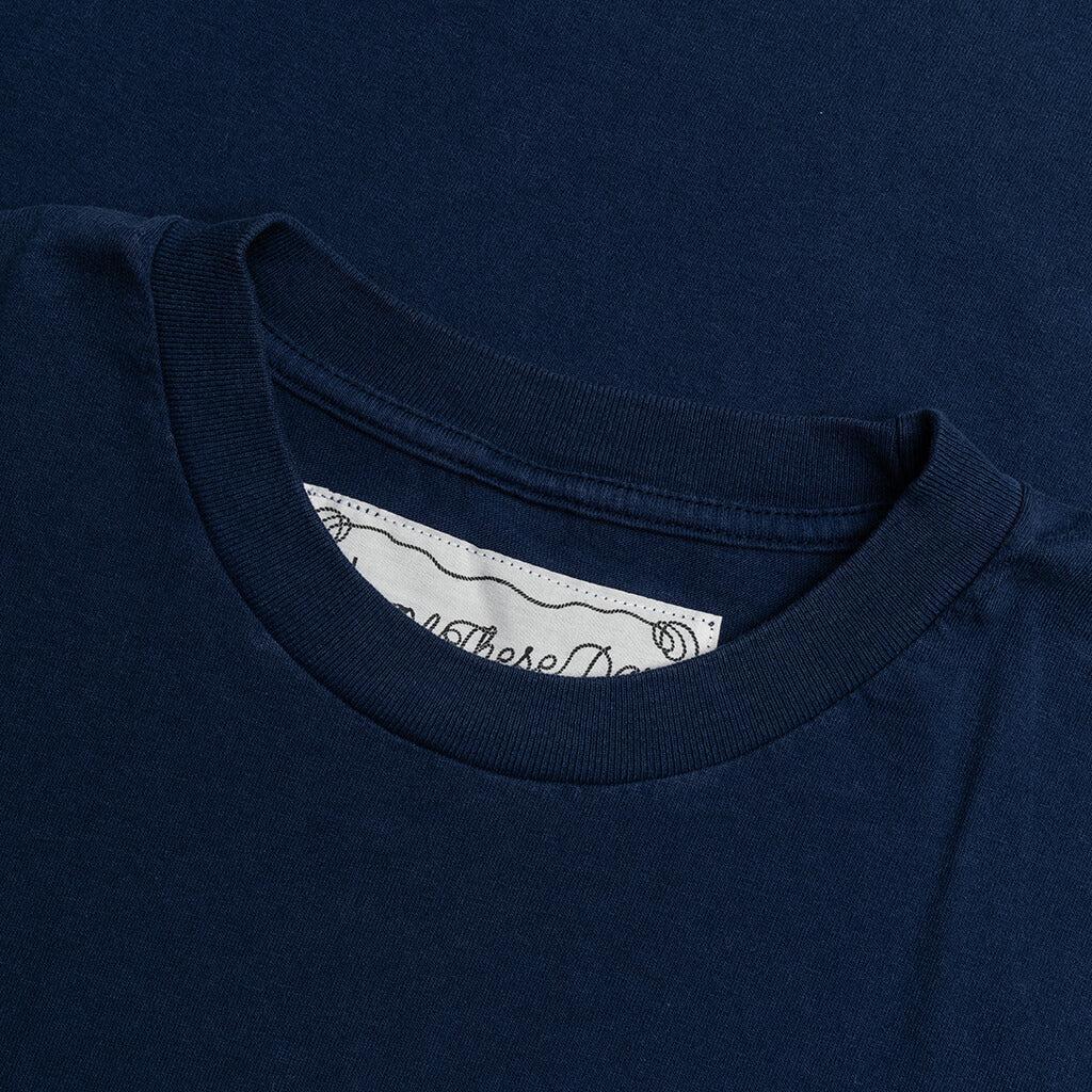 Lucky Number 73 S/S T-Shirt - Sun Faded Navy Male Product Image