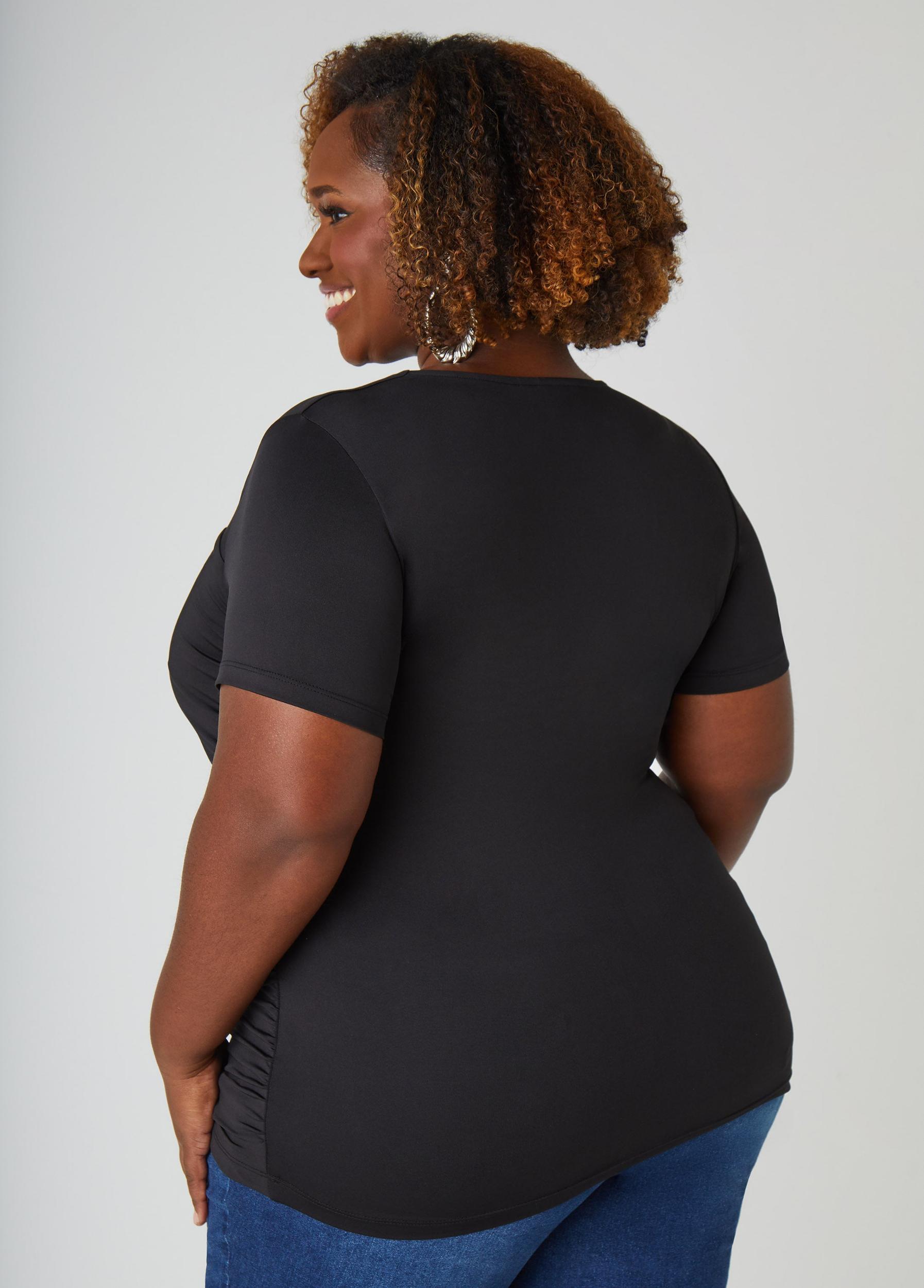 Ruched Square Neck Top Product Image