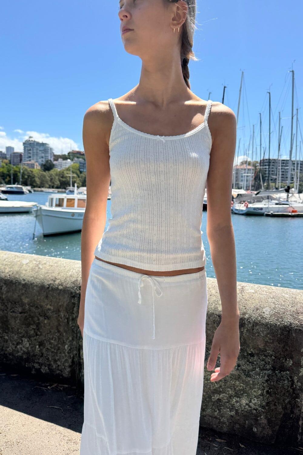 Skylar Ribbed Eyelet Tank Product Image