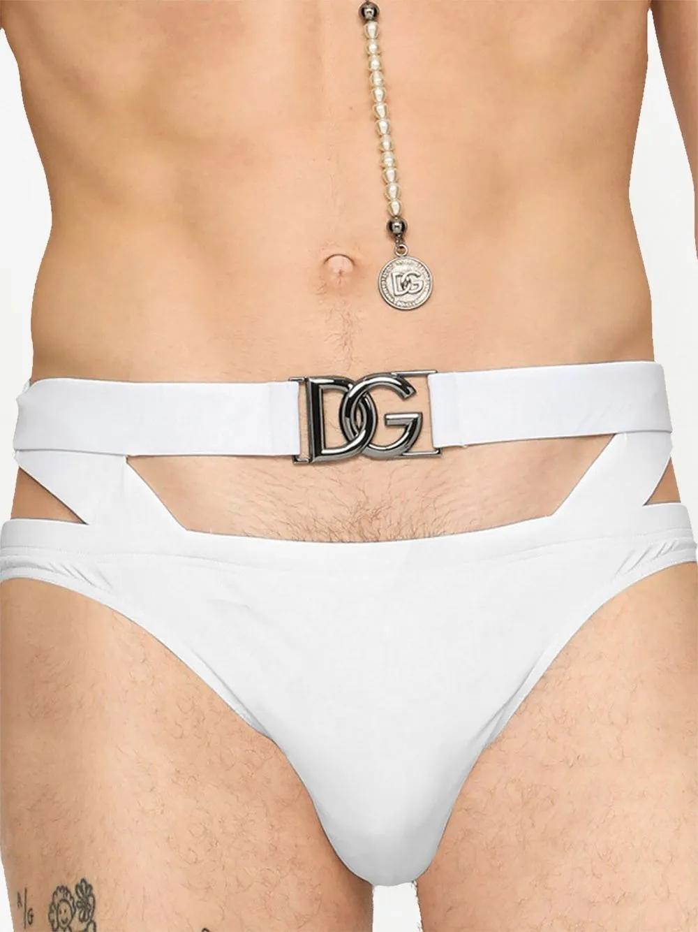 logo-tag swim briefs Product Image