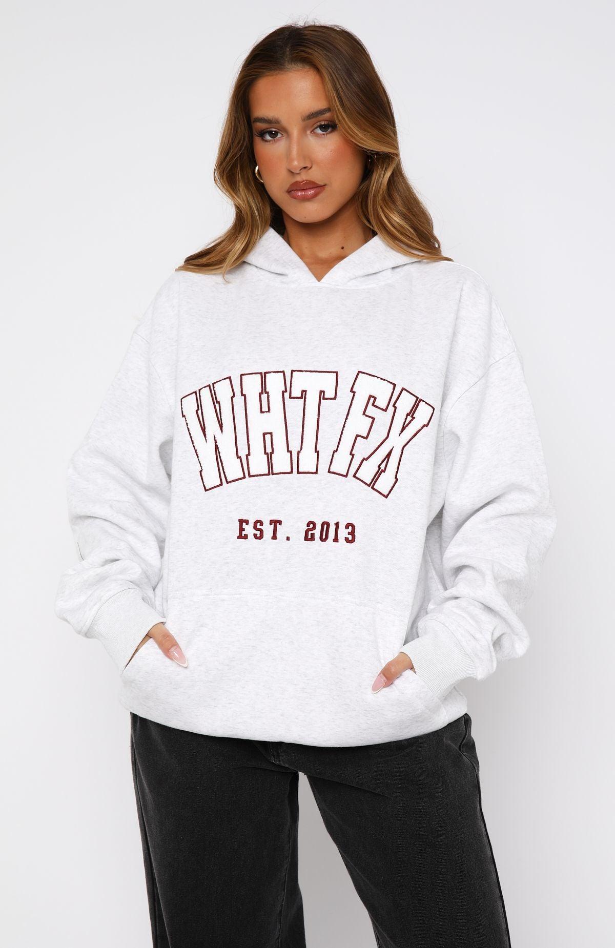 Give It Away Oversized Hoodie Grey Mist Product Image