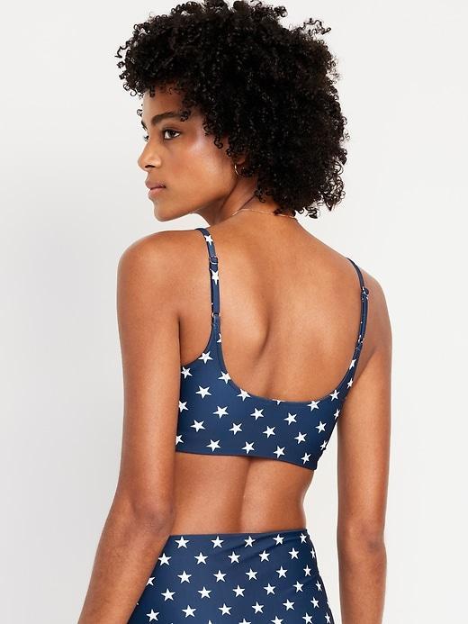 Scoop-Neck Bikini Swim Top Product Image