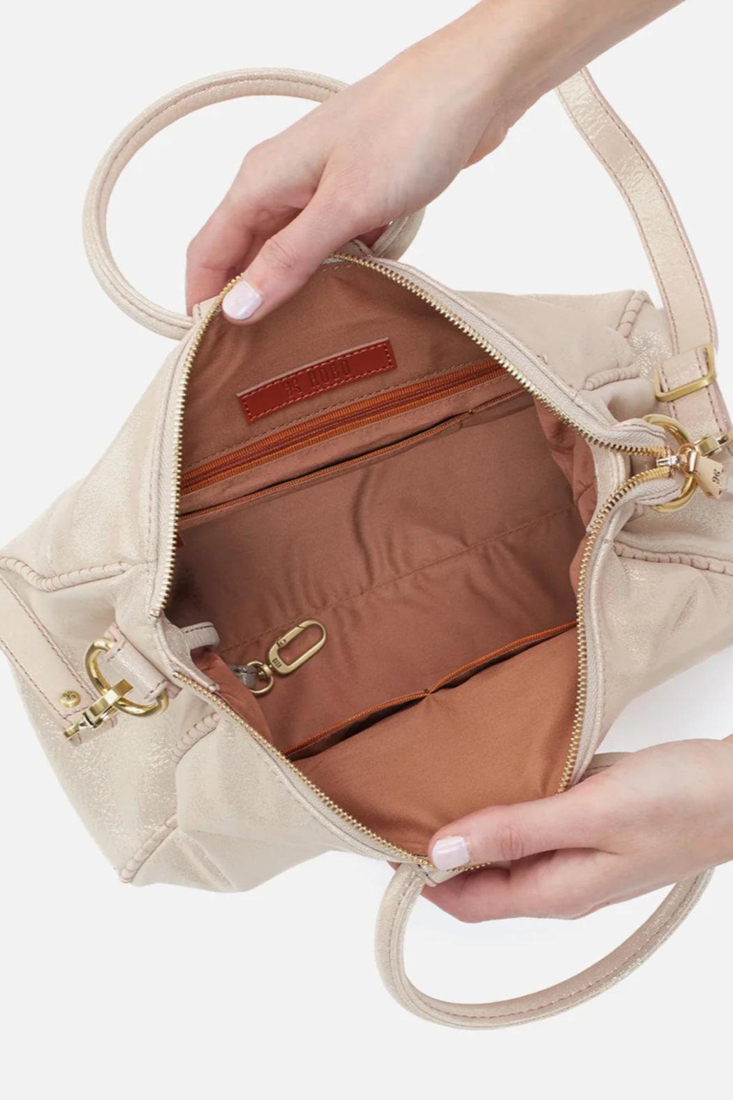 Sheila Sand Shimmer Satchel Product Image