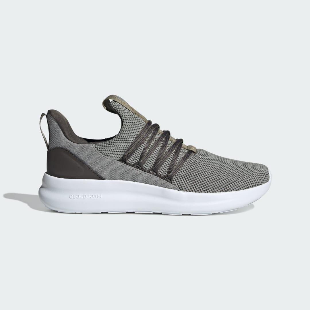 adidas Lite Racer Adapt 7.0 Men's Running Shoes, White Black Product Image