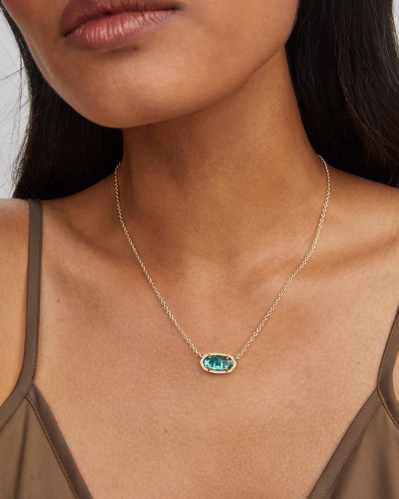 Elisa Silver Pendant Necklace in Azalea Illusion Product Image
