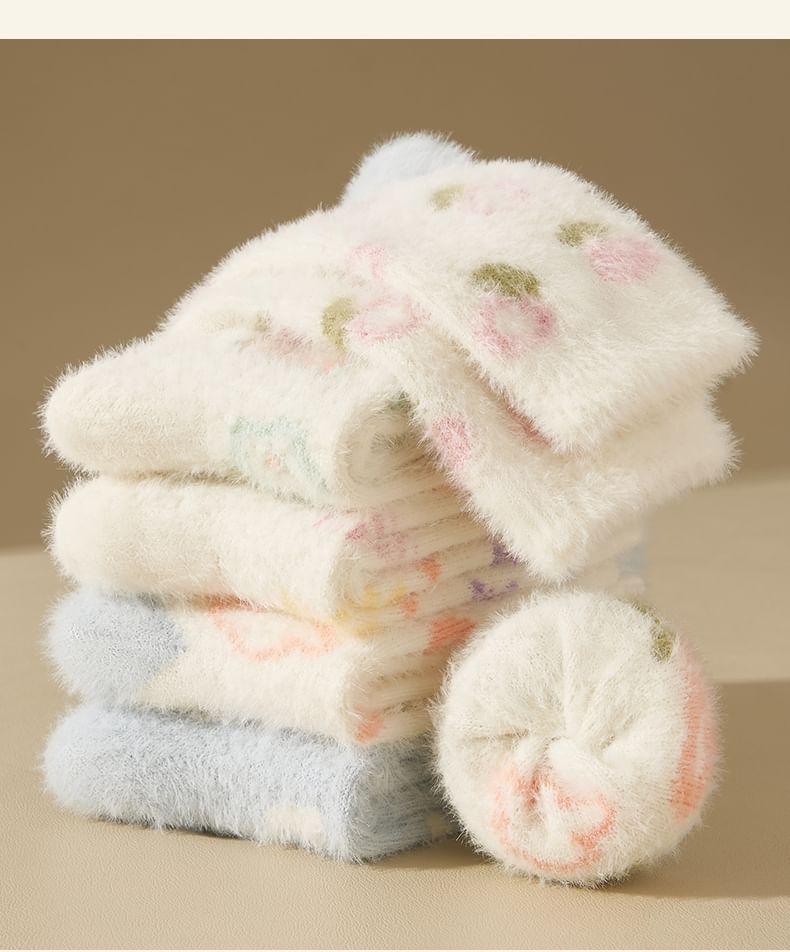 Jacquard Crew Socks Set Product Image