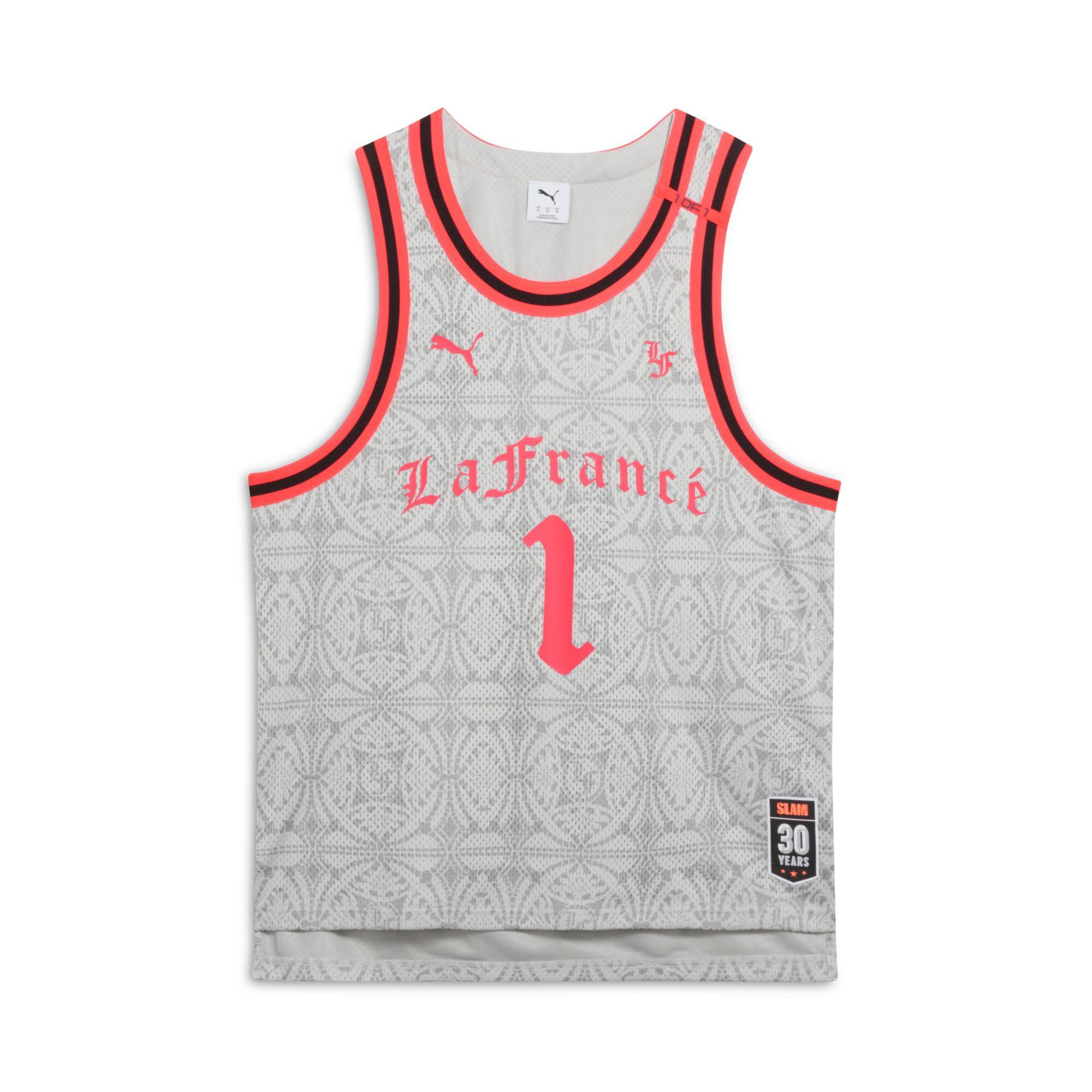PUMA x LAMELO BALL LaFrancÃ© Slam Men's Basketball Jersey in Grey Product Image