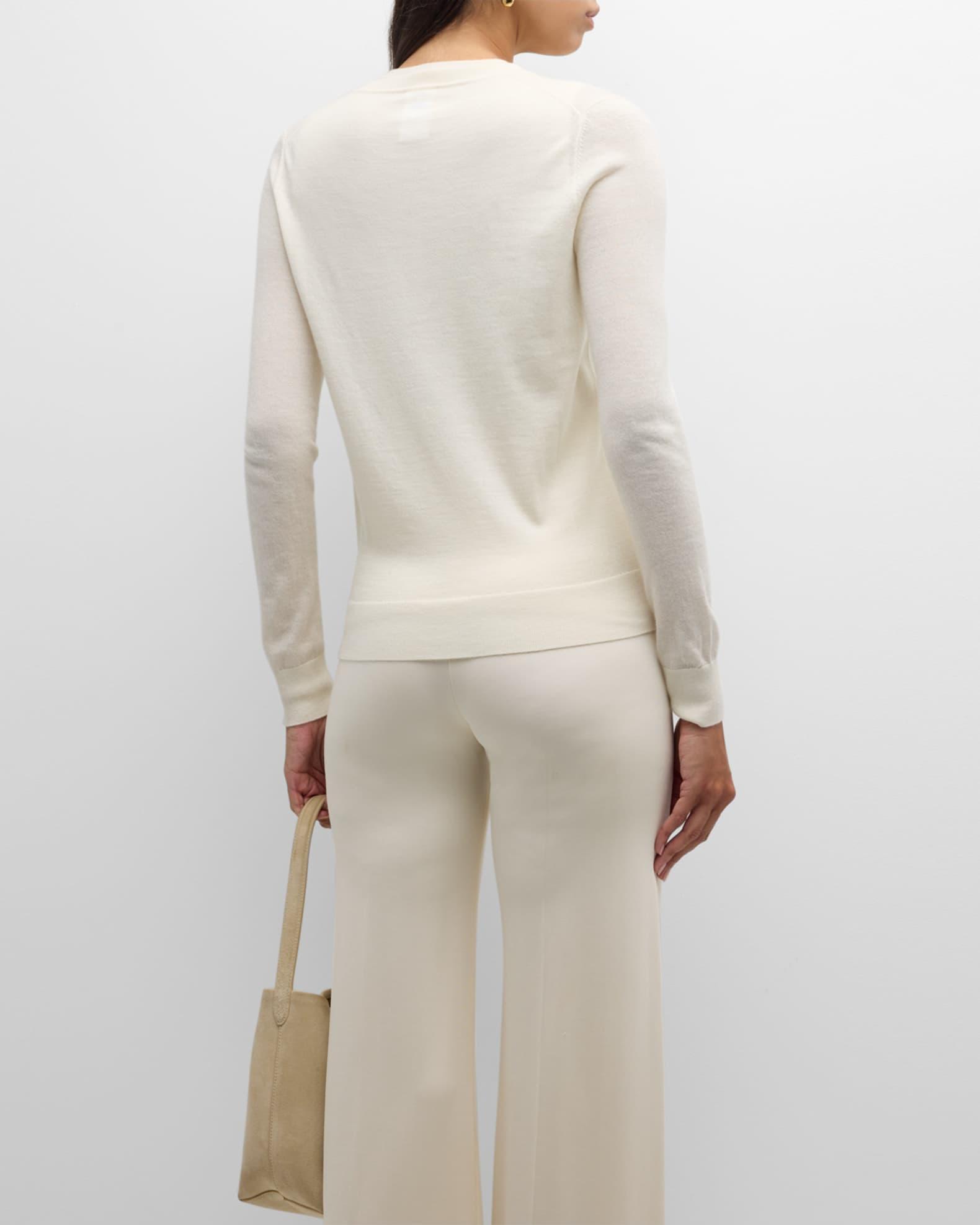 Cashmere Crewneck Cardigan Product Image
