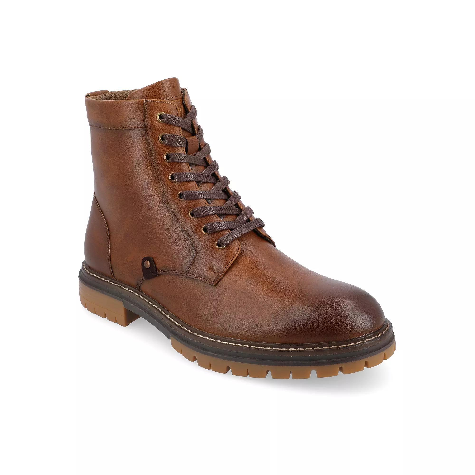 VANCE Denver Tru Comfort Foam Men's Ankle Boots, Size: 10.5, Brown Product Image