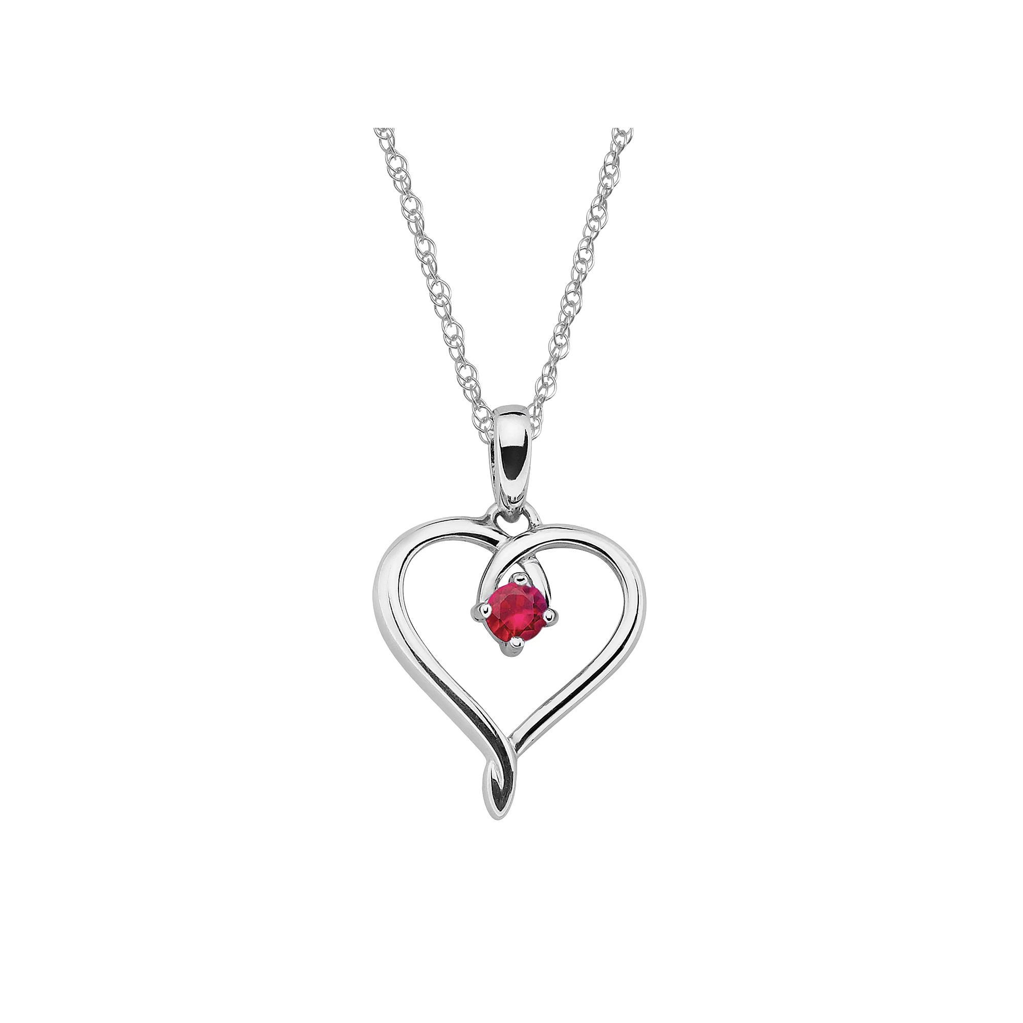 Boston Bay Diamonds Sterling Silver Blue Topaz Openwork Heart Pendant, Womens Product Image