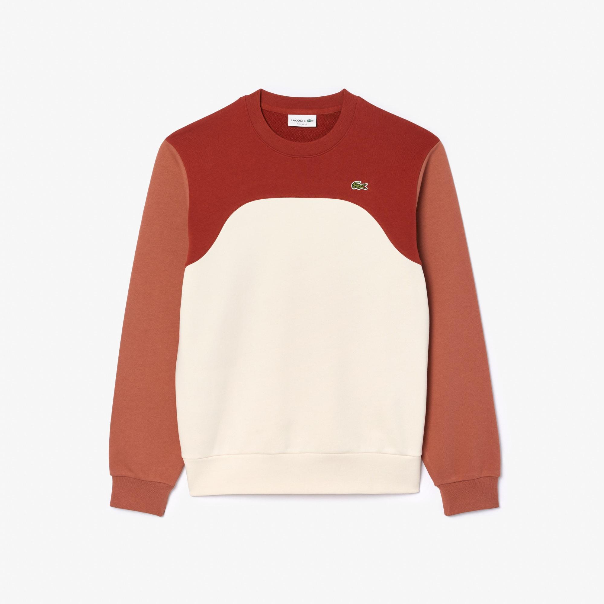 Colour-Block Cotton Fleece Sweatshirt Product Image