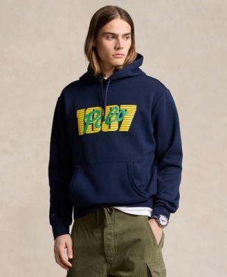 Polo Ralph Lauren Logo Double-Knit Hoodie Men's Clothing Product Image
