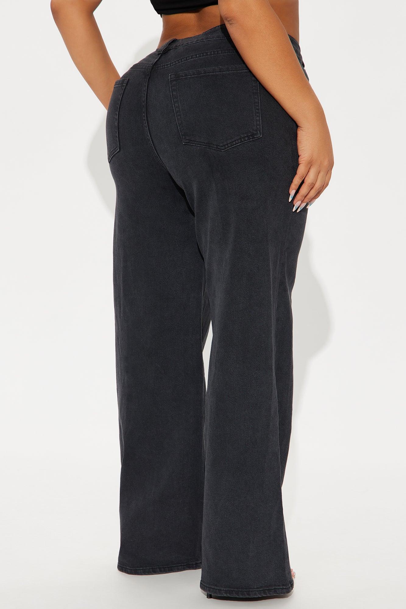 Bonafide Basic Straight Leg Jeans - Black Wash Product Image