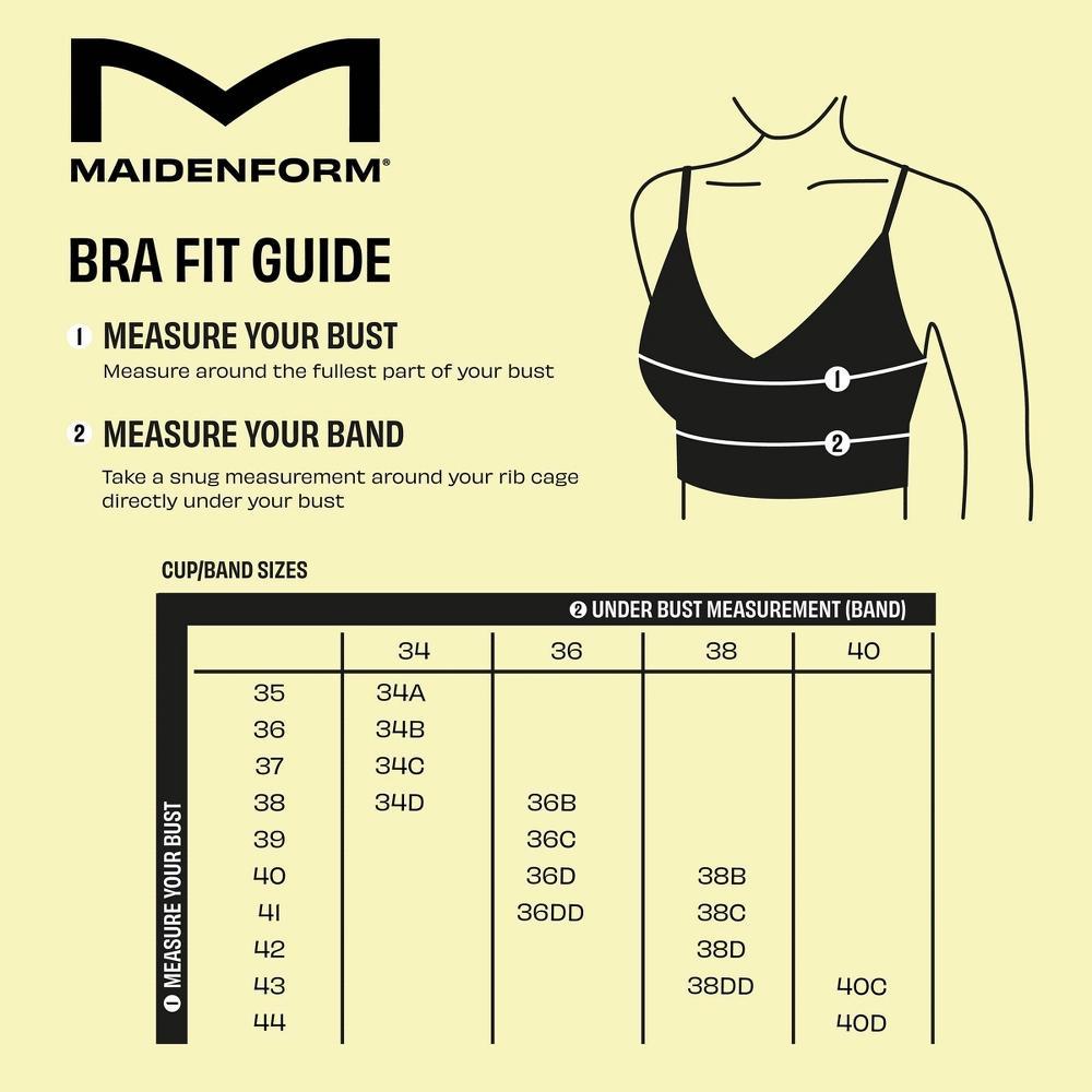 Maidenform Self Expressions Womens Multiway Push-Up Bra SE1102 - Paris Beige 40D: Convertible, Padded, Underwire Product Image