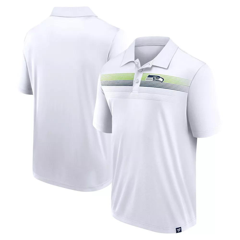 Men's Fanatics White Seattle Seahawks Big & Tall Sublimated Polo, Size: 5XLT Product Image