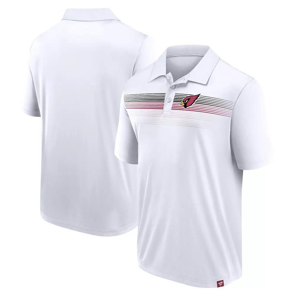 Men's Fanatics White Arizona Cardinals Big & Tall Sublimated Polo, Size: 2XLT Product Image
