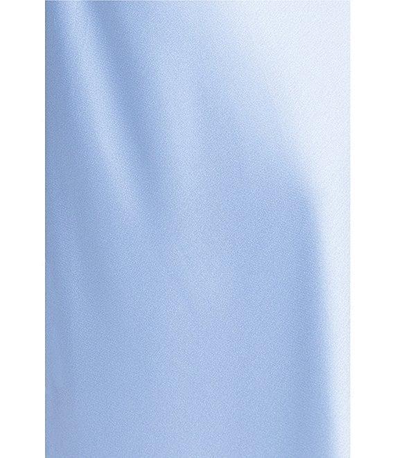 Xscape Satin Halter Neck Sleeveless Sheath Gown Product Image