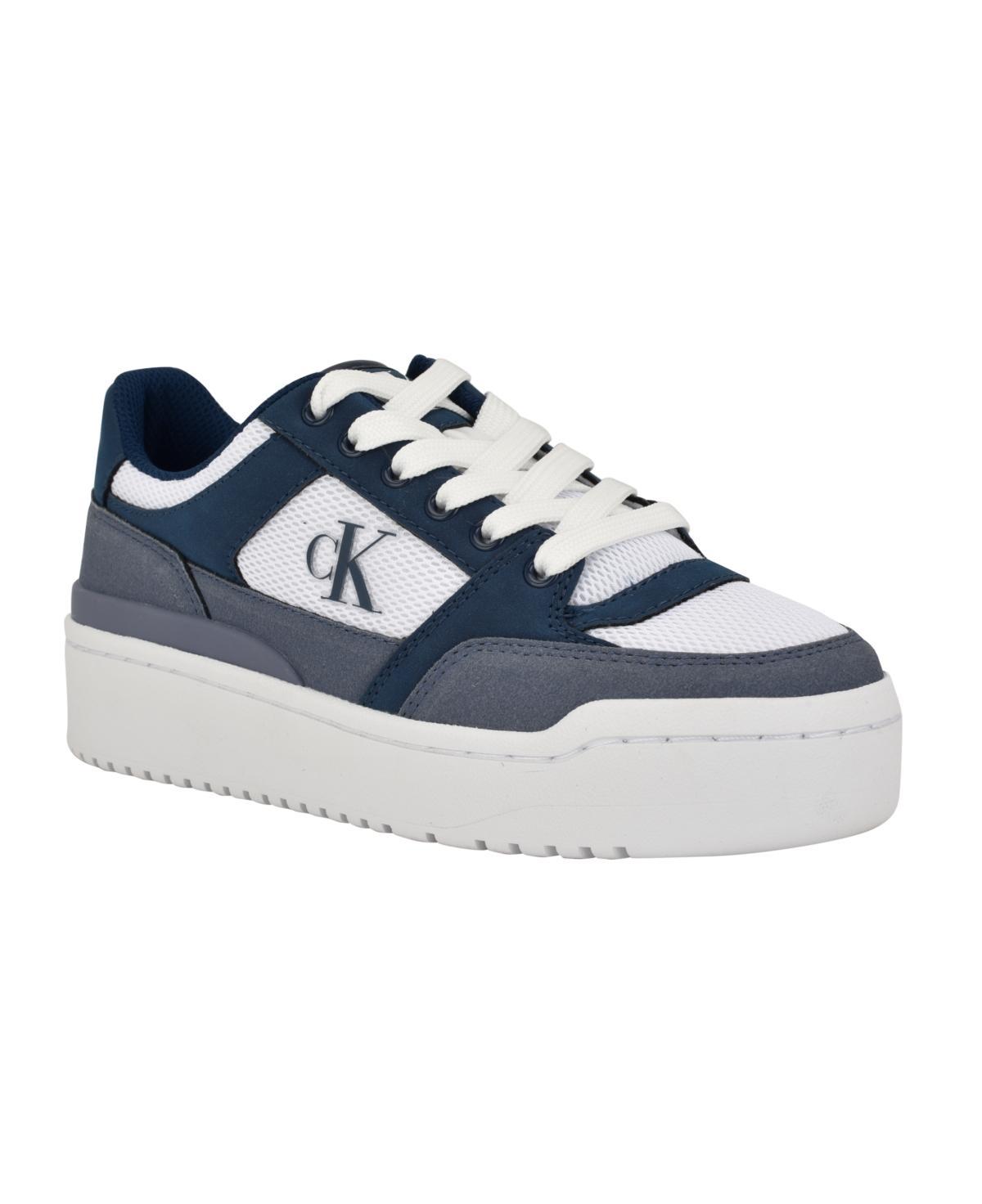 Calvin Klein Women's Women's Alondra Platform Sneaker - Black - 7.5 Product Image